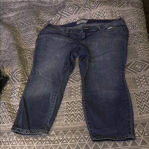 Torrid Medium Blue Ankle Jeans